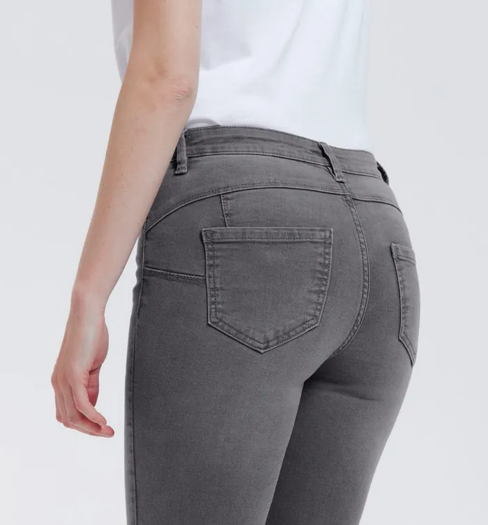 Women Ernest PushUp Skinny Jeans 8211 Grey Denim Promod Jeans Women Ernest PushUp Skinny Jeans 8211 Grey Denim Promod Jeans