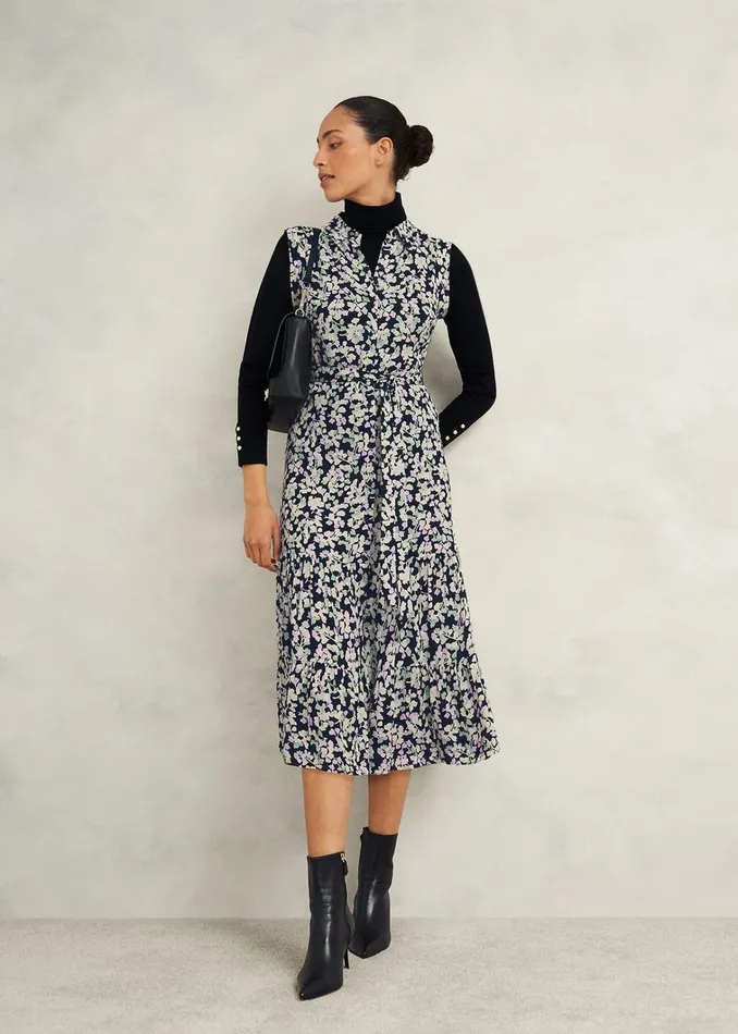 Women Esme Dress Navy Multi Hobbs Dresses and Jumpsuits