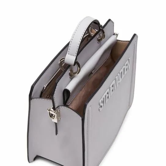 Women EVELYN BAG LIGHT GREY Light Grey Steve Madden Crossbody Bags Women EVELYN BAG LIGHT GREY Light Grey Steve Madden Crossbody Bags