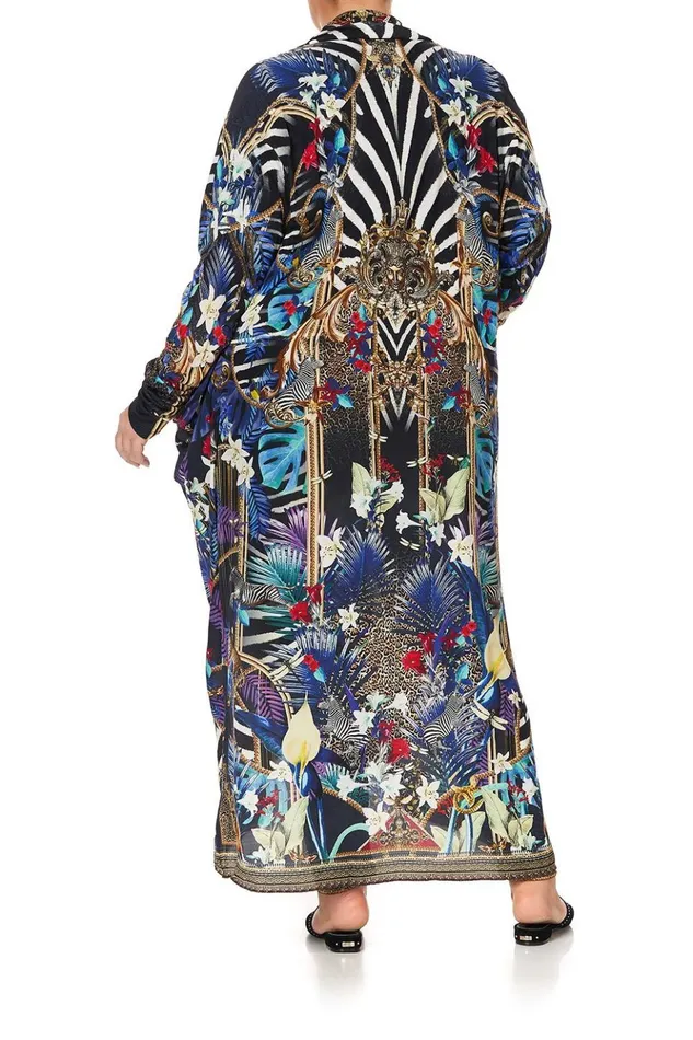 Women Extended Sizes Camilla Long Casual Jacket With Pockets Rainbow Room