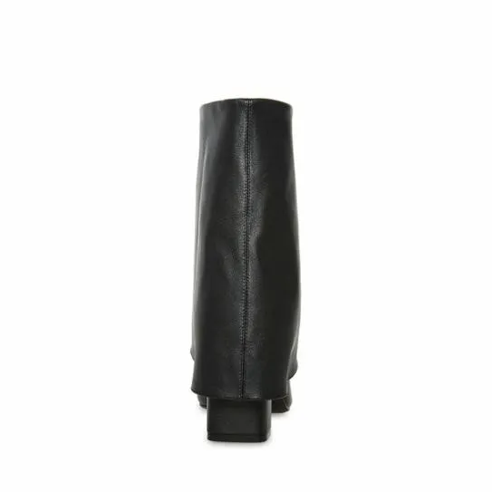 Women FALLON BLACK LEATHER Black Leather Steve Madden Boots and Booties Women FALLON BLACK LEATHER Black Leather Steve Madden Boots and Booties