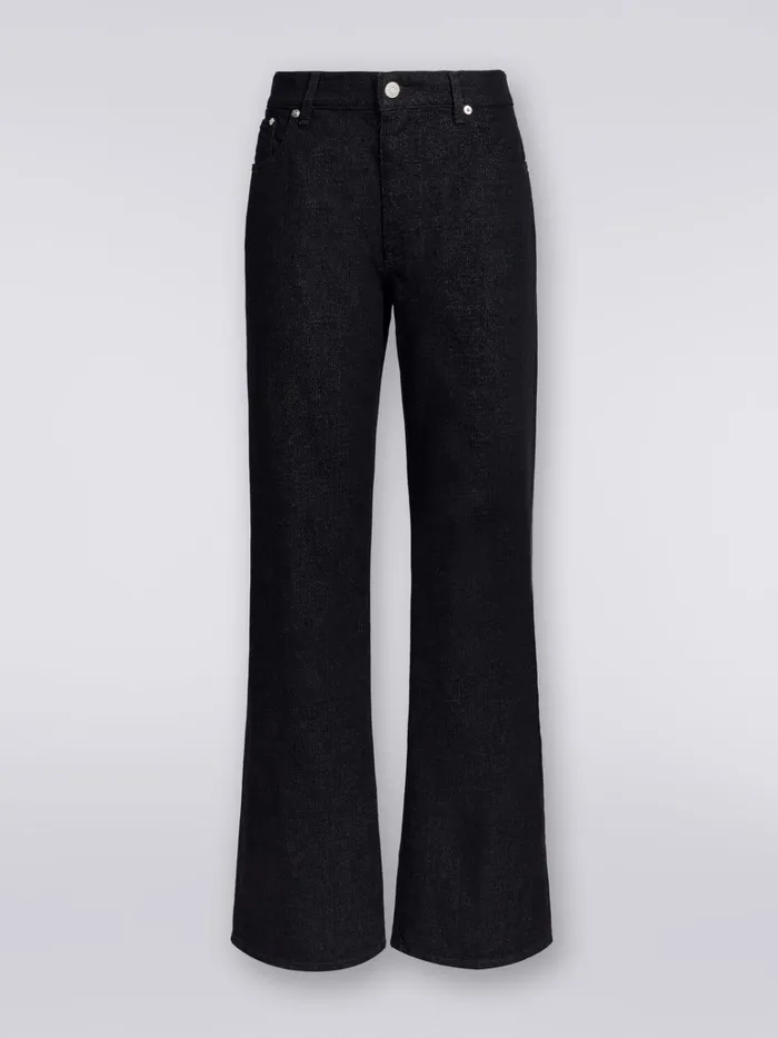 Women FivePocket Trousers In Lam Denim Black Missoni Trousers