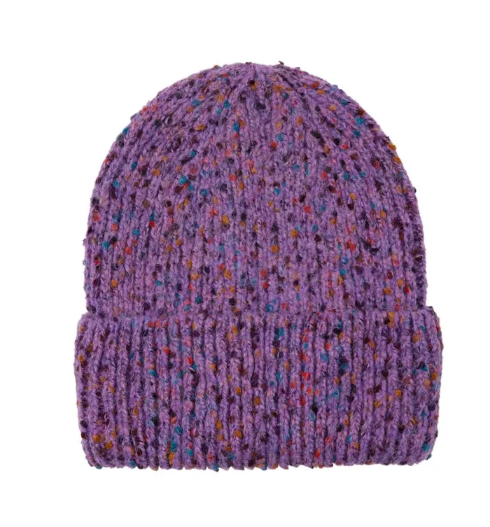 Women Flecked Knit Hat 8211 Violet Promod Hats And Gloves Women Flecked Knit Hat 8211 Violet Promod Hats And Gloves