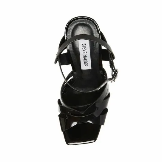 Women FLIRT BLACK PATENT Black Patent Steve Madden Heels Women FLIRT BLACK PATENT Black Patent Steve Madden Heels