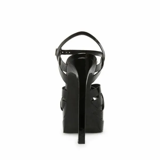 Women FLIRT BLACK PATENT Black Patent Steve Madden Heels Women FLIRT BLACK PATENT Black Patent Steve Madden Heels