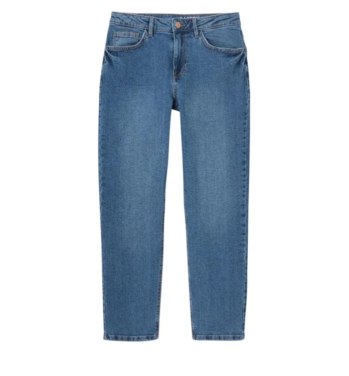 Women Gaston Cropped Slim Jeans 8211 Medium Denim Promod Jeans Women Gaston Cropped Slim Jeans 8211 Medium Denim Promod Jeans