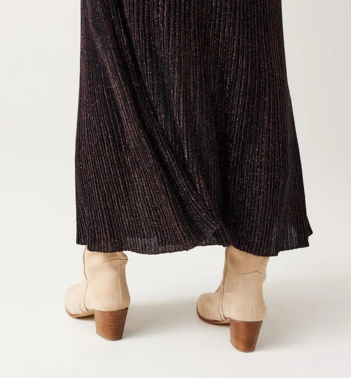 Women Glitzy Knit Skirt 8211 Copper Promod Skirts Women Glitzy Knit Skirt 8211 Copper Promod Skirts