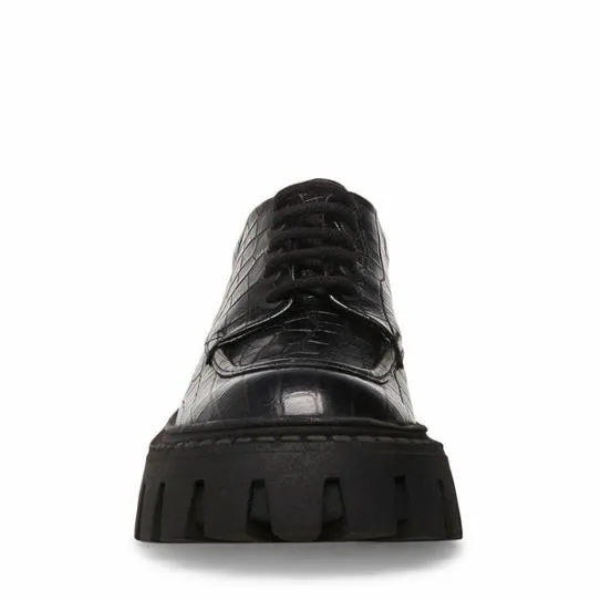 Women HADLEY BLACK CROCODILE Black Crocodile Steve Madden Loafers and Flats Women HADLEY BLACK CROCODILE Black Crocodile Steve Madden Loafers and Flats