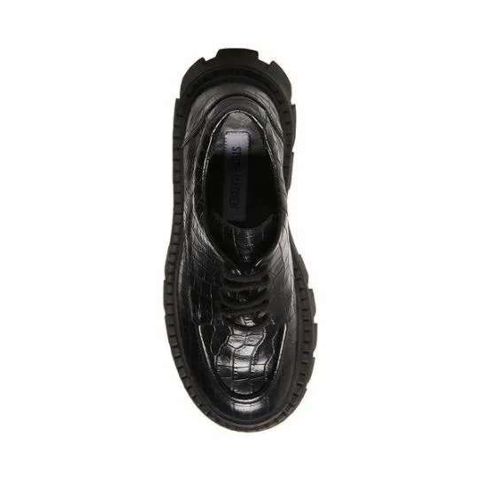 Women HADLEY BLACK CROCODILE Black Crocodile Steve Madden Loafers and Flats Women HADLEY BLACK CROCODILE Black Crocodile Steve Madden Loafers and Flats