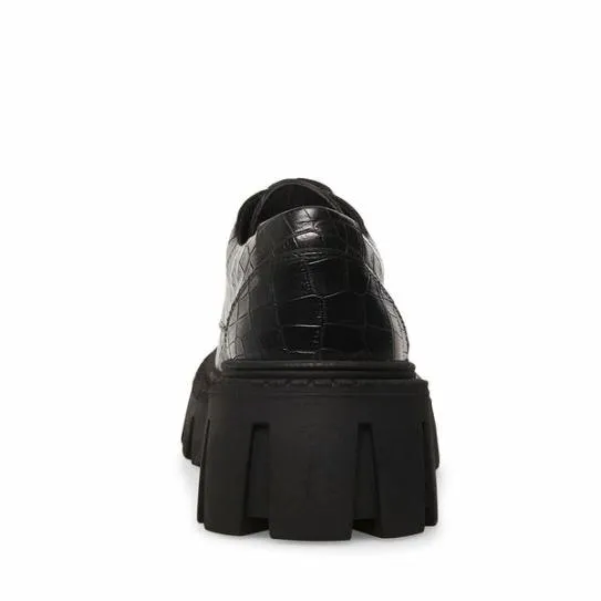 Women HADLEY BLACK CROCODILE Black Crocodile Steve Madden Loafers and Flats Women HADLEY BLACK CROCODILE Black Crocodile Steve Madden Loafers and Flats