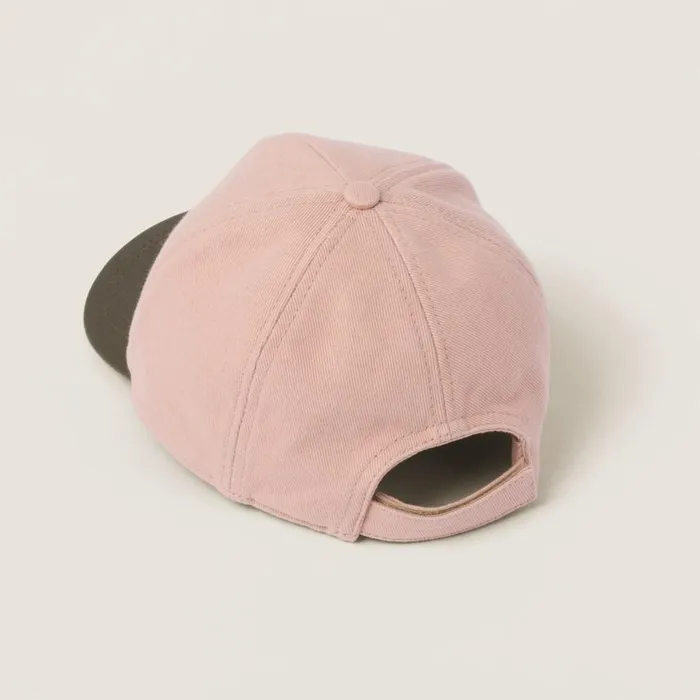 Women Hats And Gloves Miu Miu Drill Baseball Cap Orchid Pinkmilitary Women Hats And Gloves Miu Miu Drill Baseball Cap Orchid Pinkmilitary