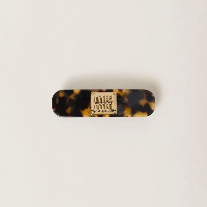 Women Headbands And Hair Accessories Miu Miu Plexiglas And Metal Hair Clip Tortoiseshellgold Women Headbands And Hair Accessories Miu Miu Plexiglas And Metal Hair Clip Tortoiseshellgold