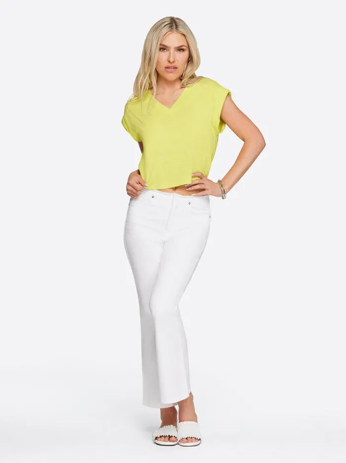 Women Hester Crop Tee In Limeade Jessica Simpson Tops and Tees