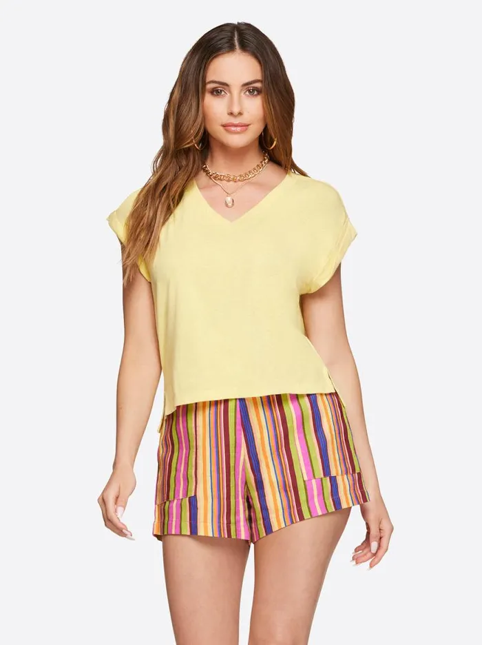 Women Hester Crop Tee In Sundress Jessica Simpson Tops and Tees