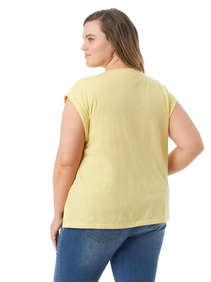 Women Hester Crop Tee In Sundress Jessica Simpson Tops and Tees