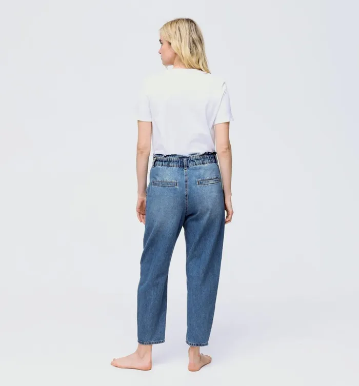 Women HighWaist Balloon Jeans 8211 Rinse Denim Promod Jeans Women HighWaist Balloon Jeans 8211 Rinse Denim Promod Jeans
