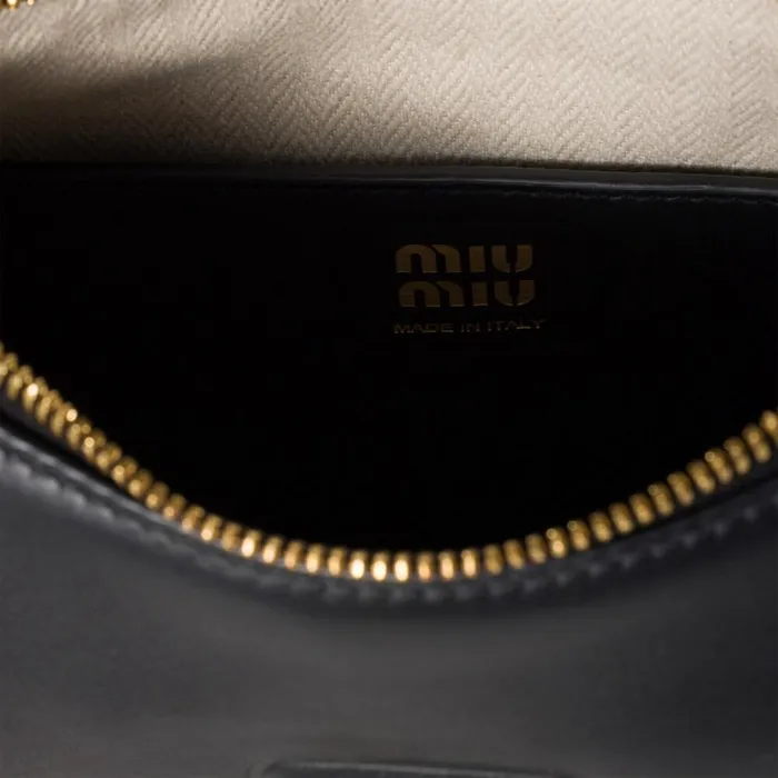 Women Hobo Bags Miu Miu Leather Hobo Bag Black Women Hobo Bags Miu Miu Leather Hobo Bag Black