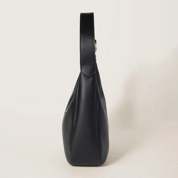 Women Hobo Bags Miu Miu Leather Hobo Bag Black Women Hobo Bags Miu Miu Leather Hobo Bag Black