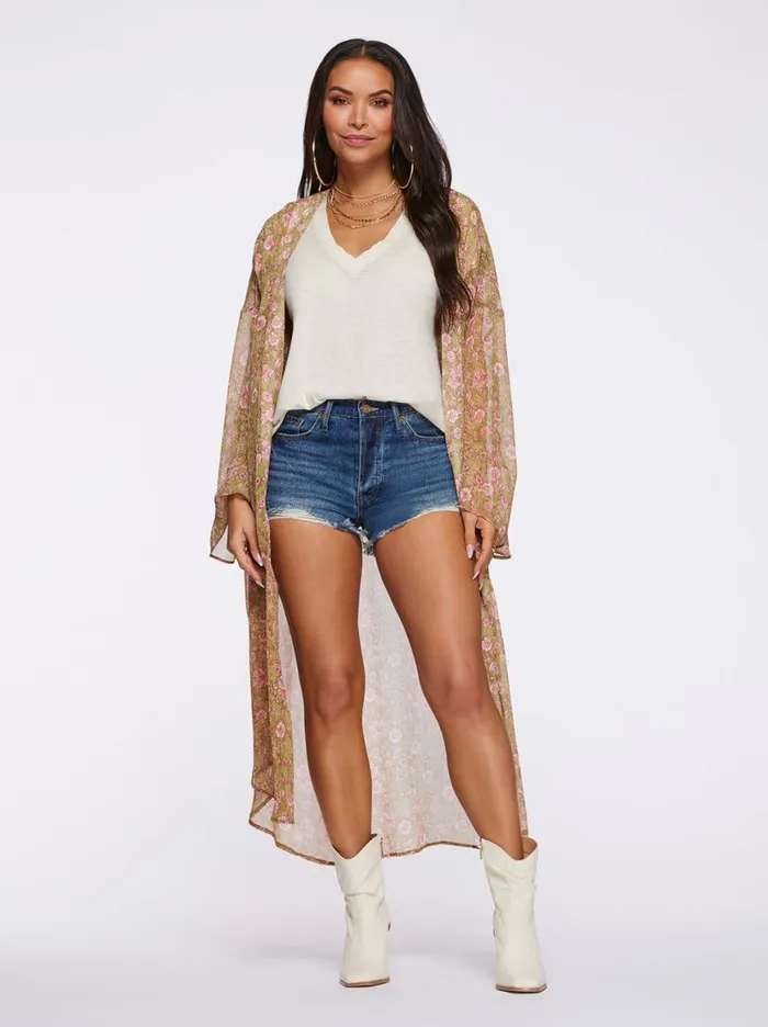 Women Hug Me High Rise Short In Ocean Breeze Jessica Simpson Bottoms