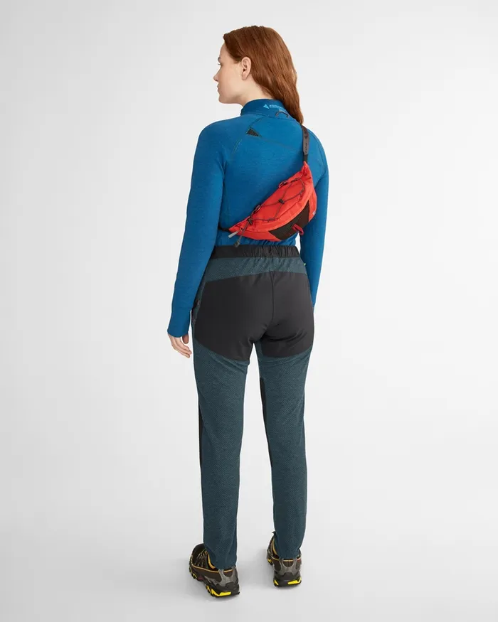 Women Hugin Norna Pant Frost Greenmonkshood Blue Klttermusen Pants