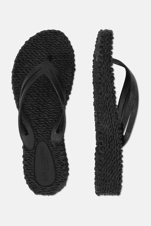 Women Ilse Jacobsen Flip Flops Flip Flop On Platform Sole 8211 Black Women Ilse Jacobsen Flip Flops Flip Flop On Platform Sole 8211 Black