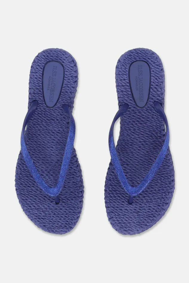 Women Ilse Jacobsen Flip Flops Flip Flop With Glitter 8211 Blue Web Women Ilse Jacobsen Flip Flops Flip Flop With Glitter 8211 Blue Web
