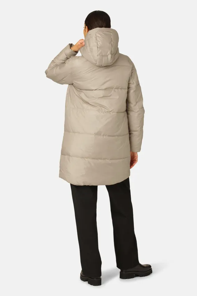 Women Ilse Jacobsen Jackets And Coats Padded Coat 8211 Cobblestone Women Ilse Jacobsen Jackets And Coats Padded Coat 8211 Cobblestone