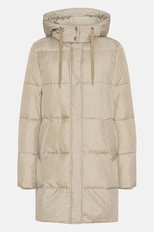 Women Ilse Jacobsen Jackets And Coats Padded Coat 8211 Cobblestone Women Ilse Jacobsen Jackets And Coats Padded Coat 8211 Cobblestone