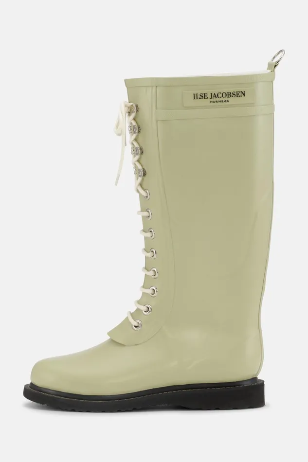 Women Ilse Jacobsen Rainboots Long Long Rubber Boots 8211 Olive Grass
