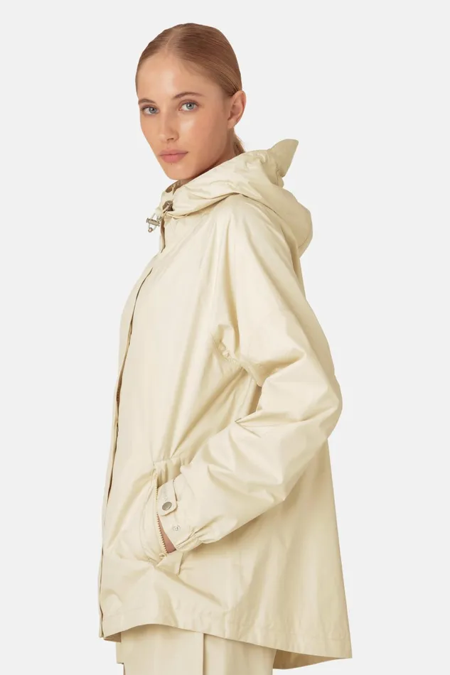 Women Ilse Jacobsen Raincoats Rain Jacket 8211 Bleached Sand Women Ilse Jacobsen Raincoats Rain Jacket 8211 Bleached Sand