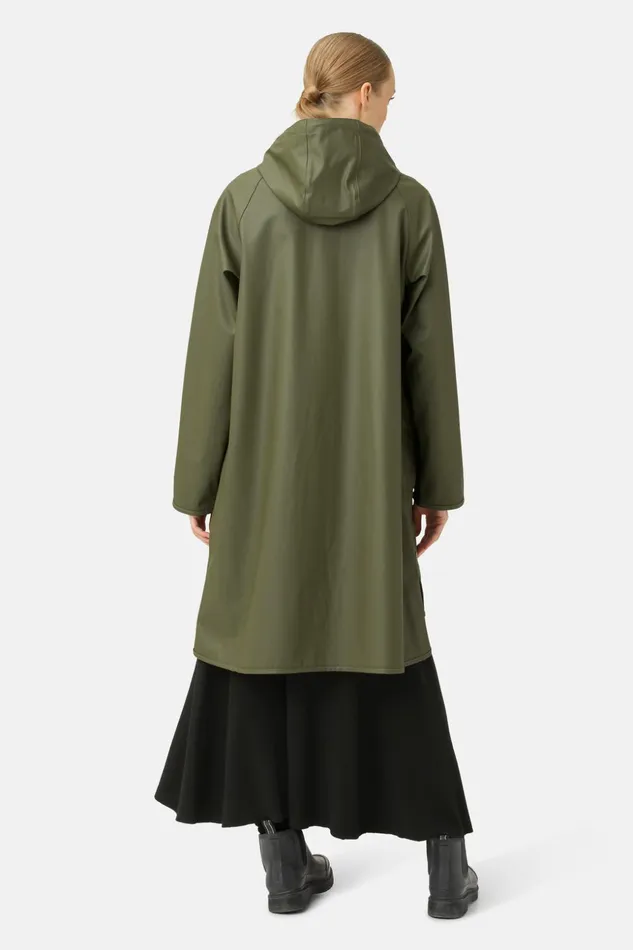 Women Ilse Jacobsen Raincoats Raincoat 8211 Army