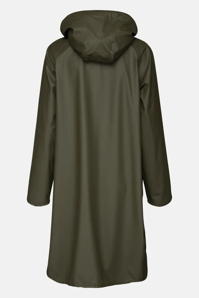 Women Ilse Jacobsen Raincoats Raincoat 8211 Army