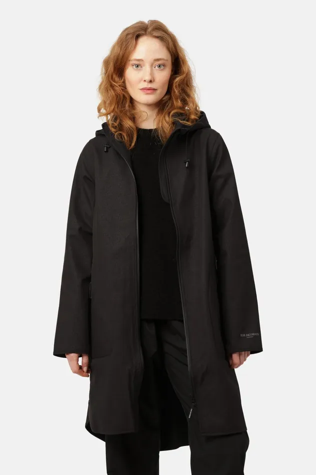 Women Ilse Jacobsen Raincoats Raincoat 8211 Black
