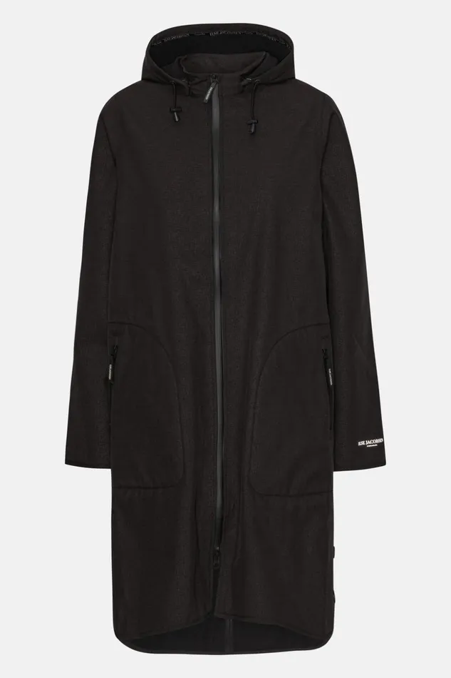 Women Ilse Jacobsen Raincoats Raincoat 8211 Black