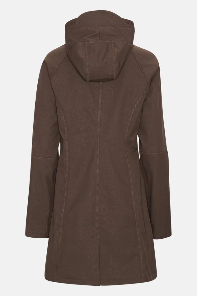 Women Ilse Jacobsen Raincoats Raincoat 8211 Chocolate Brown
