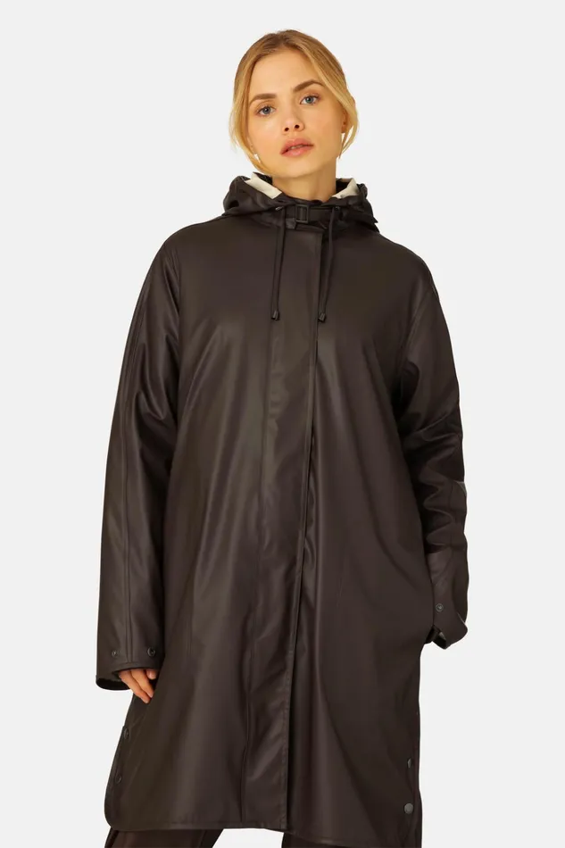 Women Ilse Jacobsen Raincoats Raincoat 8211 Ganache