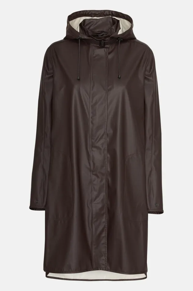 Women Ilse Jacobsen Raincoats Raincoat 8211 Ganache