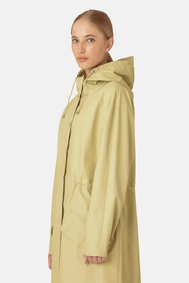 Women Ilse Jacobsen Raincoats Raincoat 8211 Olive Grass