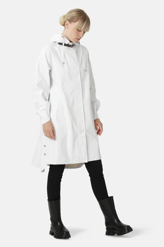 Women Ilse Jacobsen Raincoats Raincoat 8211 White