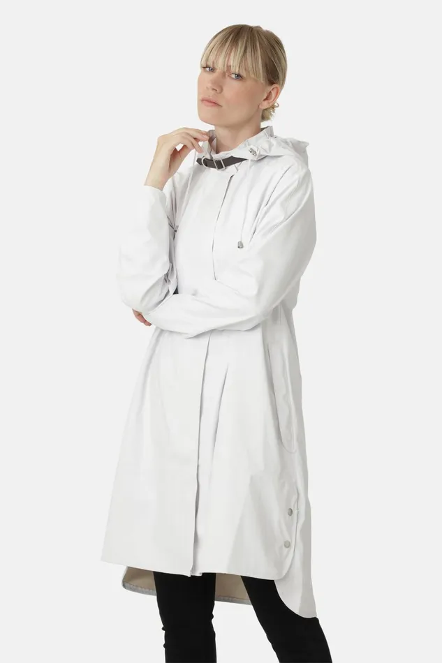 Women Ilse Jacobsen Raincoats Raincoat 8211 White