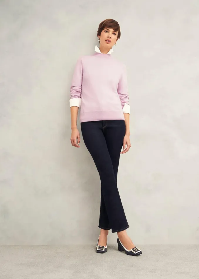 Women Indah Jumper With Cashmere Dusted Pink Hobbs Jumpers and Cardigans