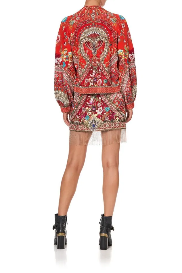Women Jackets Camilla Blouson Sleeve Bomber Cameos Can Can