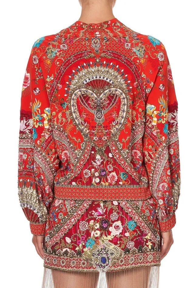 Women Jackets Camilla Blouson Sleeve Bomber Cameos Can Can