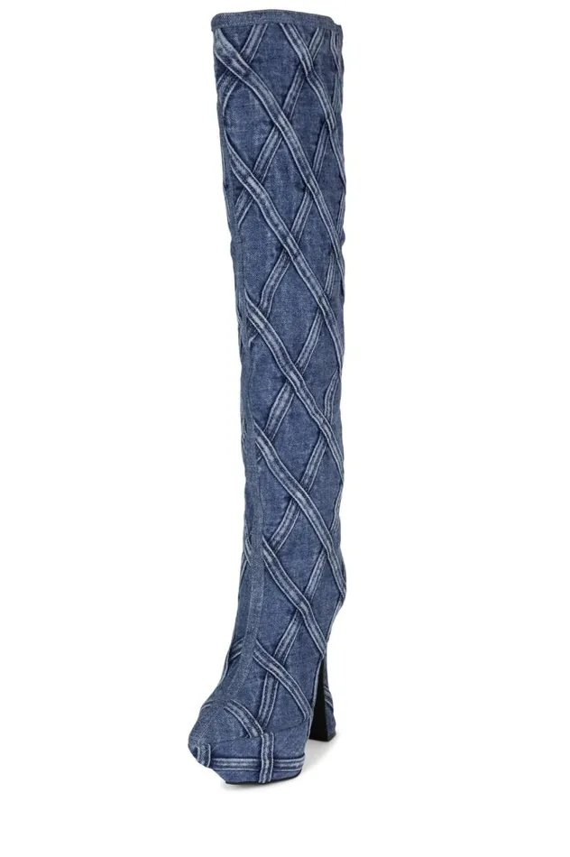 Women Jeffrey Campbell Over The Knee CuteJeans