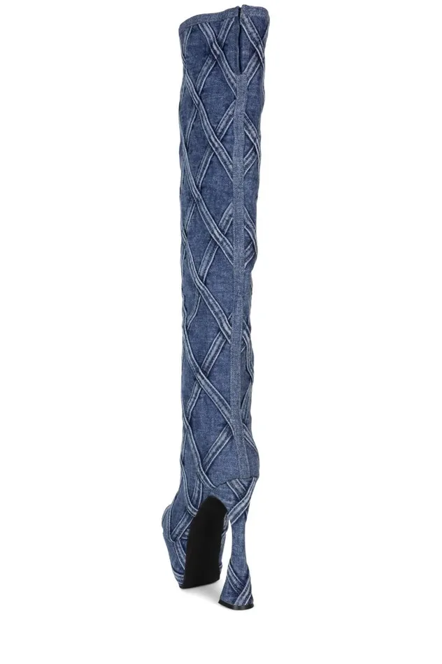 Women Jeffrey Campbell Over The Knee CuteJeans