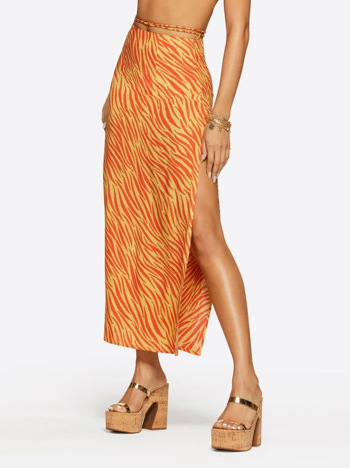 Women Jildie Slip Skirt In Savanna Zebra Jessica Simpson Bottoms