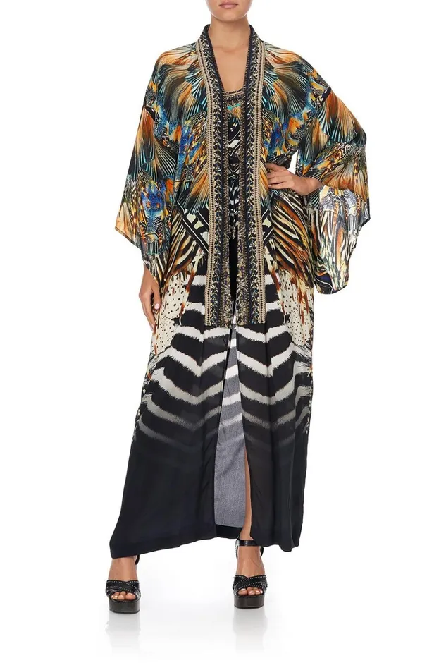 Women Kaftans and Coverups Camilla Kimono Coat Lost Paradise