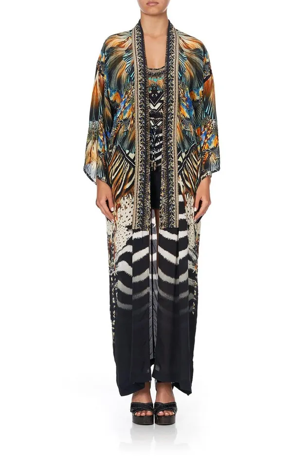 Women Kaftans and Coverups Camilla Kimono Coat Lost Paradise