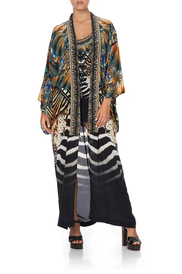 Women Kaftans and Coverups Camilla Kimono Coat Lost Paradise