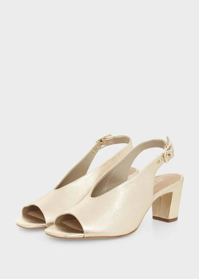 Women Kali Sandal Gold Hobbs Heels